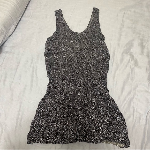 Vera Moda Black & White Polka Dot Romper - Size Small - Picture 8 of 9